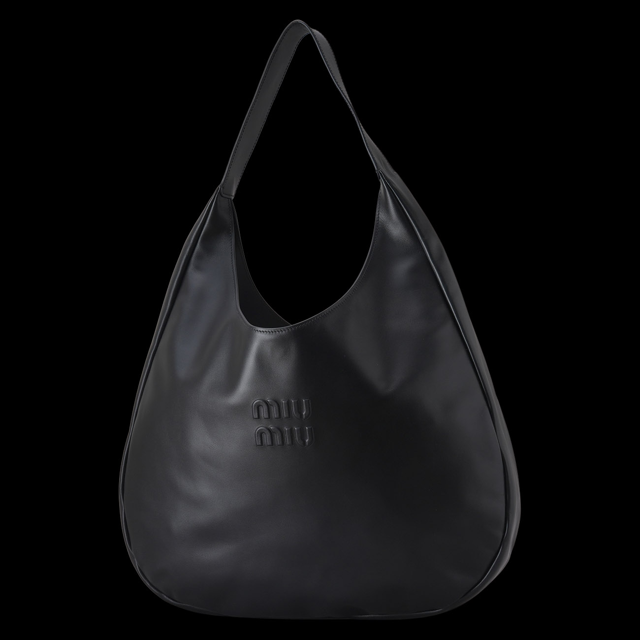 MIU MIU(USED)미우미우 5BC155 레더 호보백